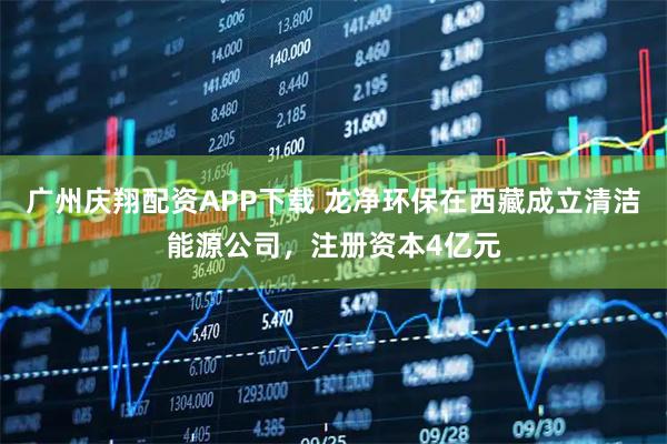 广州庆翔配资APP下载 龙净环保在西藏成立清洁能源公司，注册资本4亿元