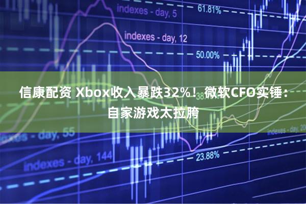 信康配资 Xbox收入暴跌32%！微软CFO实锤：自家游戏太拉胯