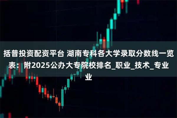 括普投资配资平台 湖南专科各大学录取分数线一览表：附2025公办大专院校排名_职业_技术_专业